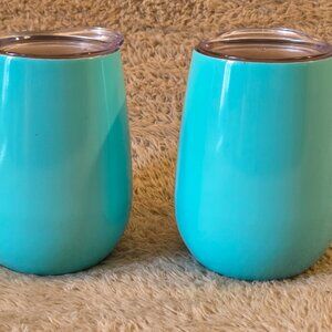 Qualcomm Insulated Stemless Tumblers w Lids (2)